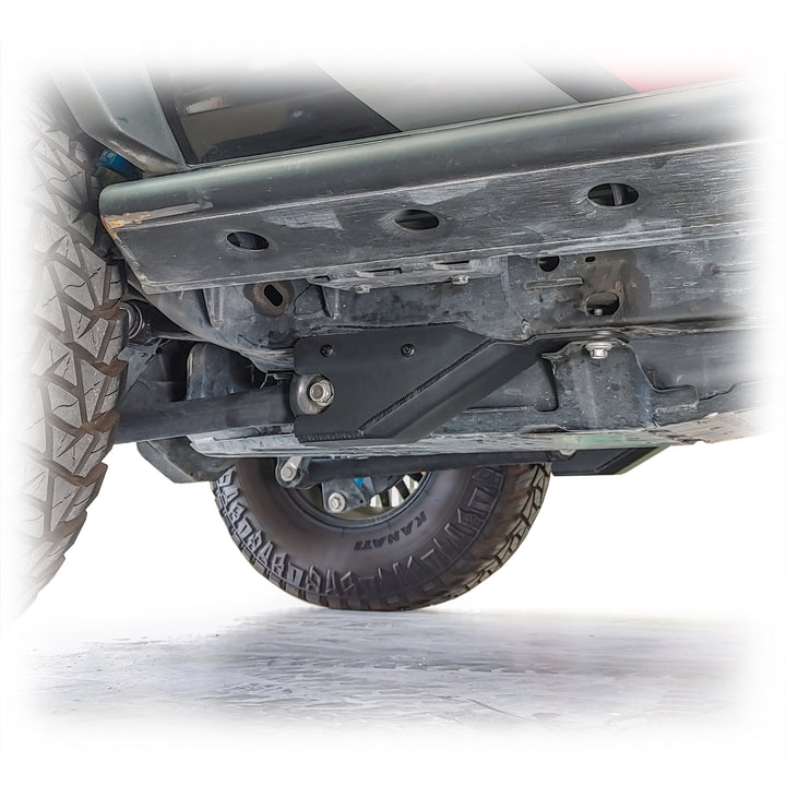 Turn Offroad 2021+ Ford Bronco 4 Door Rear Lower Link Skid Plates - SUSK-M4 for 2021-2026 Ford Bronco - close-up