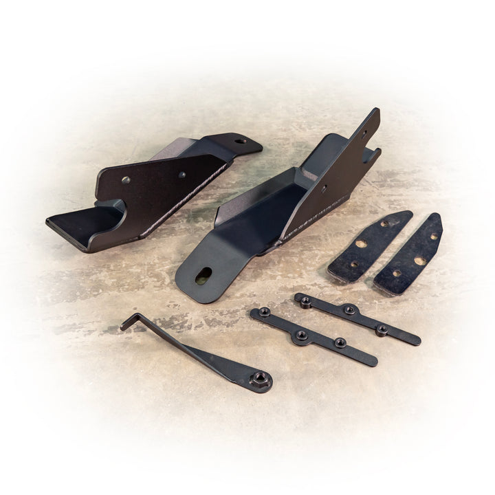 Turn Offroad 2021+ Ford Bronco 4 Door Rear Lower Link Skid Plates - SUSK-M4 for 2021-2026 Ford Bronco - angle view