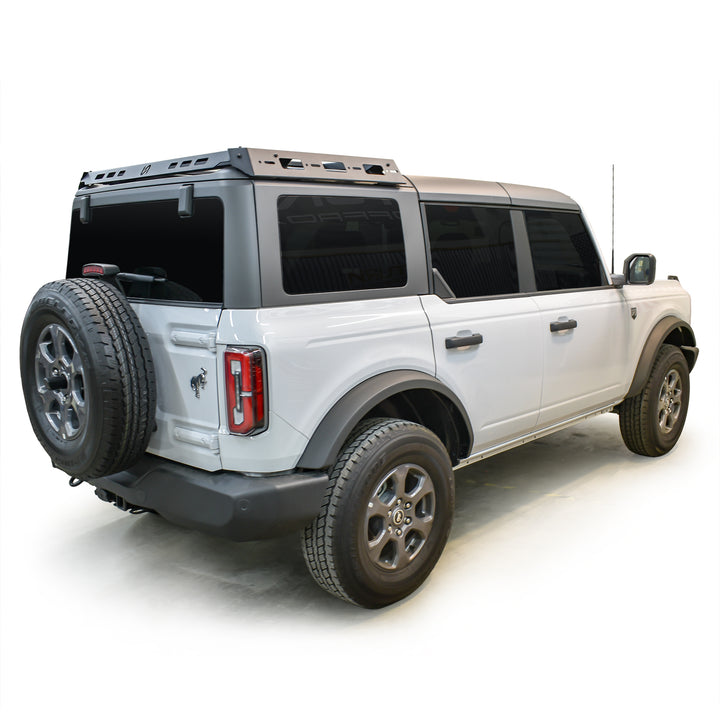 Turn Offroad 2021+ Ford Bronco 4 Door Hard Top Roof Rack - RR2-M4 for 2021-2026 Ford Bronco - rear view