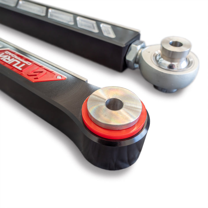 Turn Offroad 2021+ Ford Bronco Billet Rear Lower Links - SULL-M1 for 2021-2026 Ford Bronco - angle view