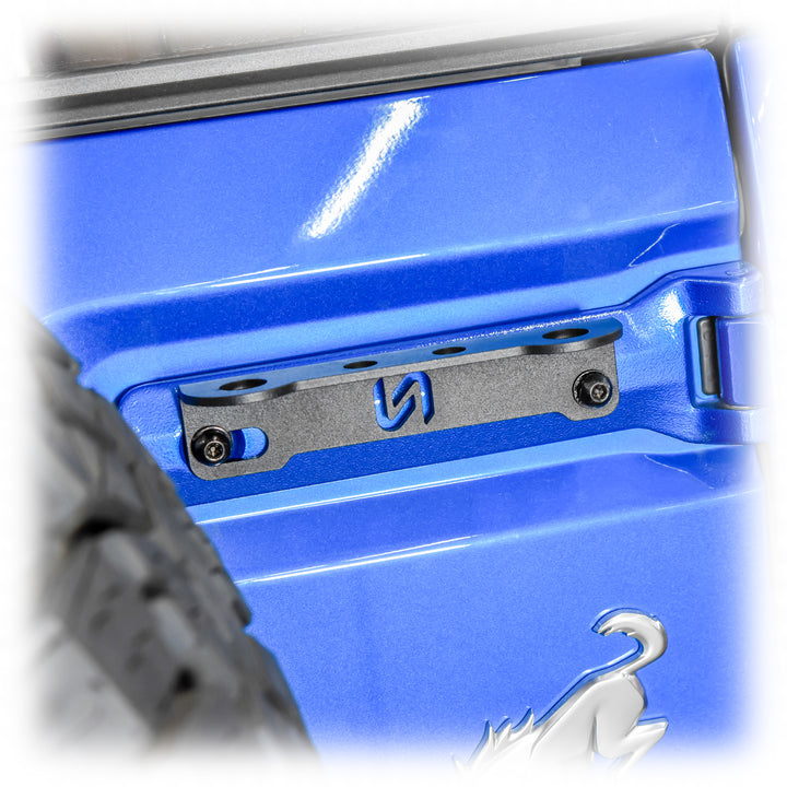 Turn Offroad 2021+ Ford Bronco Tailgate Hinge Antenna/ Dune Flag Mount - EA4-M1 for 2021-2026 Ford Bronco - detail view