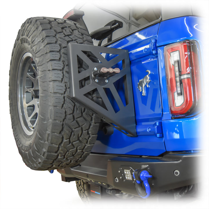 Turn Offroad 2021+ Ford Bronco Tailgate Rotopax Mount - EA5-M1 for 2021-2026 Ford Bronco - angle view