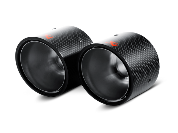 Akrapovic 07-14 MINI Cooper S (R56) / Cooper S Cabrio (R57) Tail Pipe Set (Carbon) - TP-MINR56/57-CA