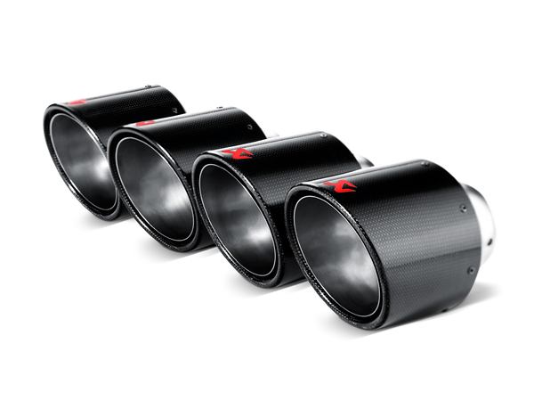 Akrapovic 06-13 Chevrolet Corvette ZO6/ZR1 (C6) Tail Pipe Set (Carbon 125 mm) - TP-NIR35C