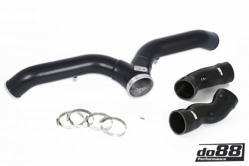do88 - Porsche 997.1 Turbo Y-Pipe, Silver for do88 ICM-230 IC - TR-140SV-DO88
