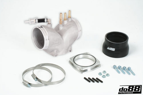 do88 - Porsche 997.1 Turbo Plenum, OEM throttle body - TR-150-OEM