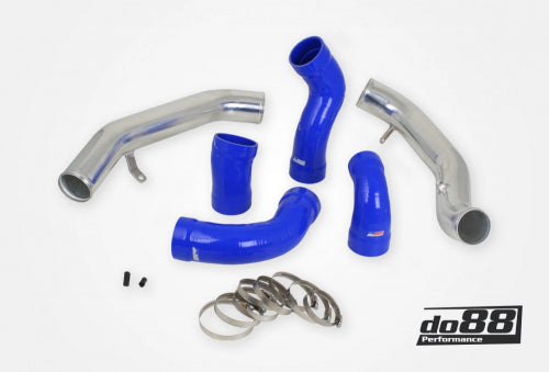 do88 - Volvo S60 V60 XC60 V70 XC70 S80 3.0L T6 Pressure pipes with Blue hoses - TR-160-R