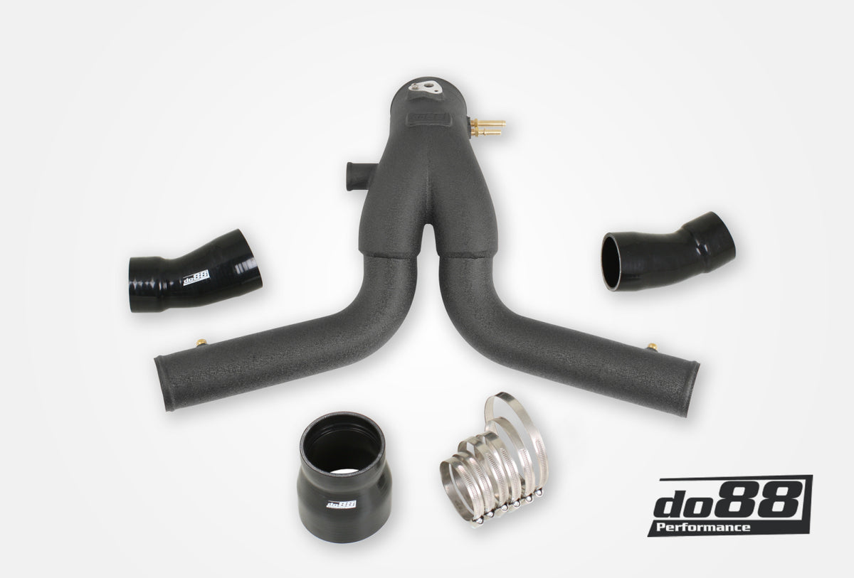 do88 - Porsche 911 Turbo (991.1) 2013-15 Y-Pipe, Black for OEM IC - TR-200SV-OEM-1