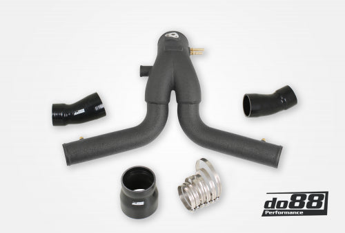 do88 - Porsche 911 Turbo (991.1) 2013-15 Y-Pipe, Black for OEM IC - TR-200SV-OEM-1