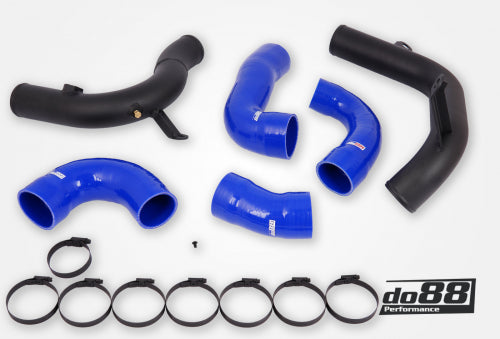do88 - AUDI SEAT SKODA VW 1.8 / 2.0 TSI (MQB) do88 IC Pressure pipes, Red hoses - TR-340-DO88-3-R