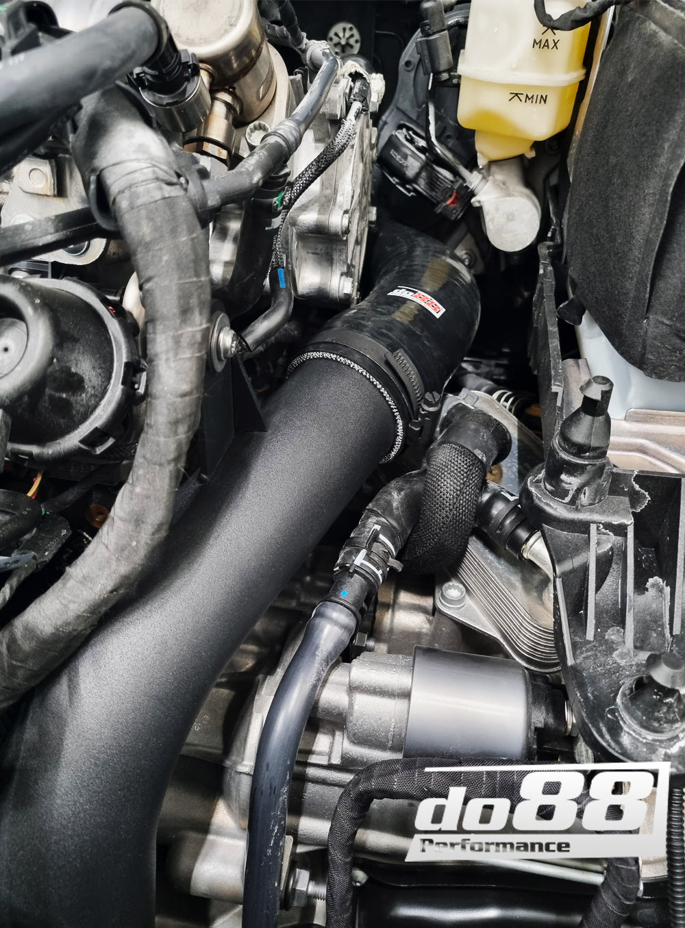 do88 - VAG 2.0 TSI EA888 Gen4 (245hp) do88 IC Pressure pipes, Red hoses - TR-340-DO88-2-S