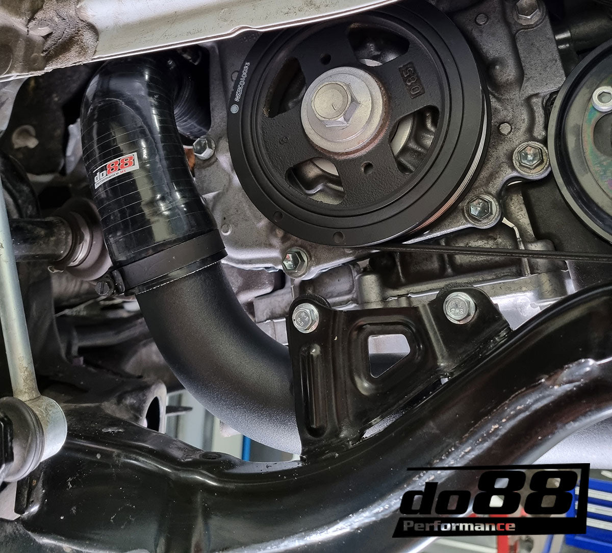 do88 - Toyota Yaris GR Pressure pipes for do88 IC, Black hoses - TR-350-S-DO88