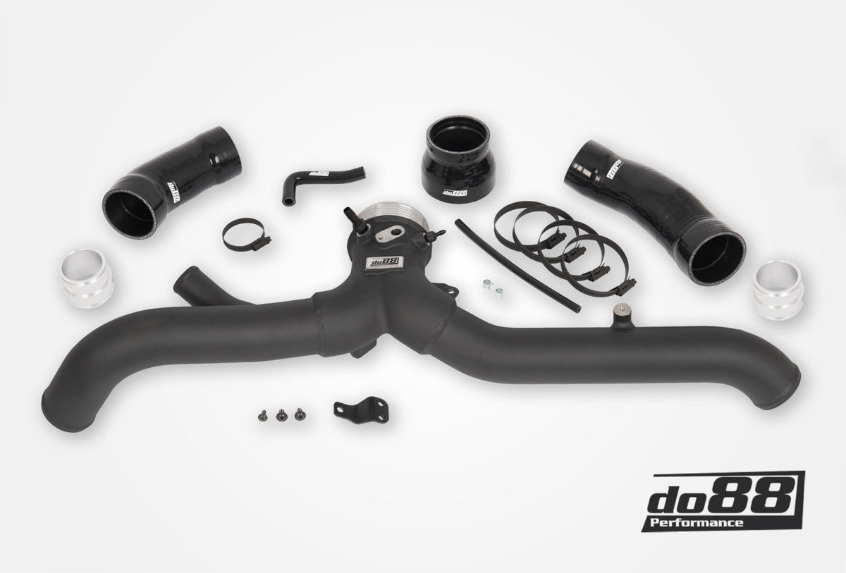 do88 - Porsche 911 Turbo (996) Y-Pipe, for OEM IC - TR-360-OEM