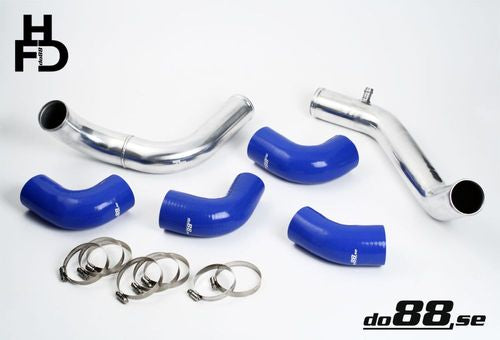 do88 - Volvo 7/940 Turbo Center Connection pipe kit ,red hoses ,3" throttle body - TR-940-B-63