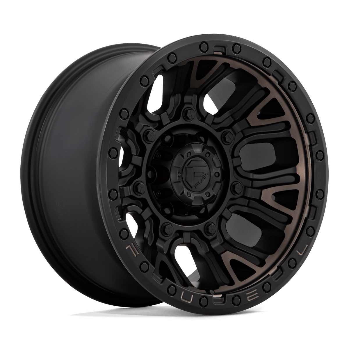 Fuel Off-Road D824 17X9 Matte Black W/ Double Dark Tint 5x127 -12mm