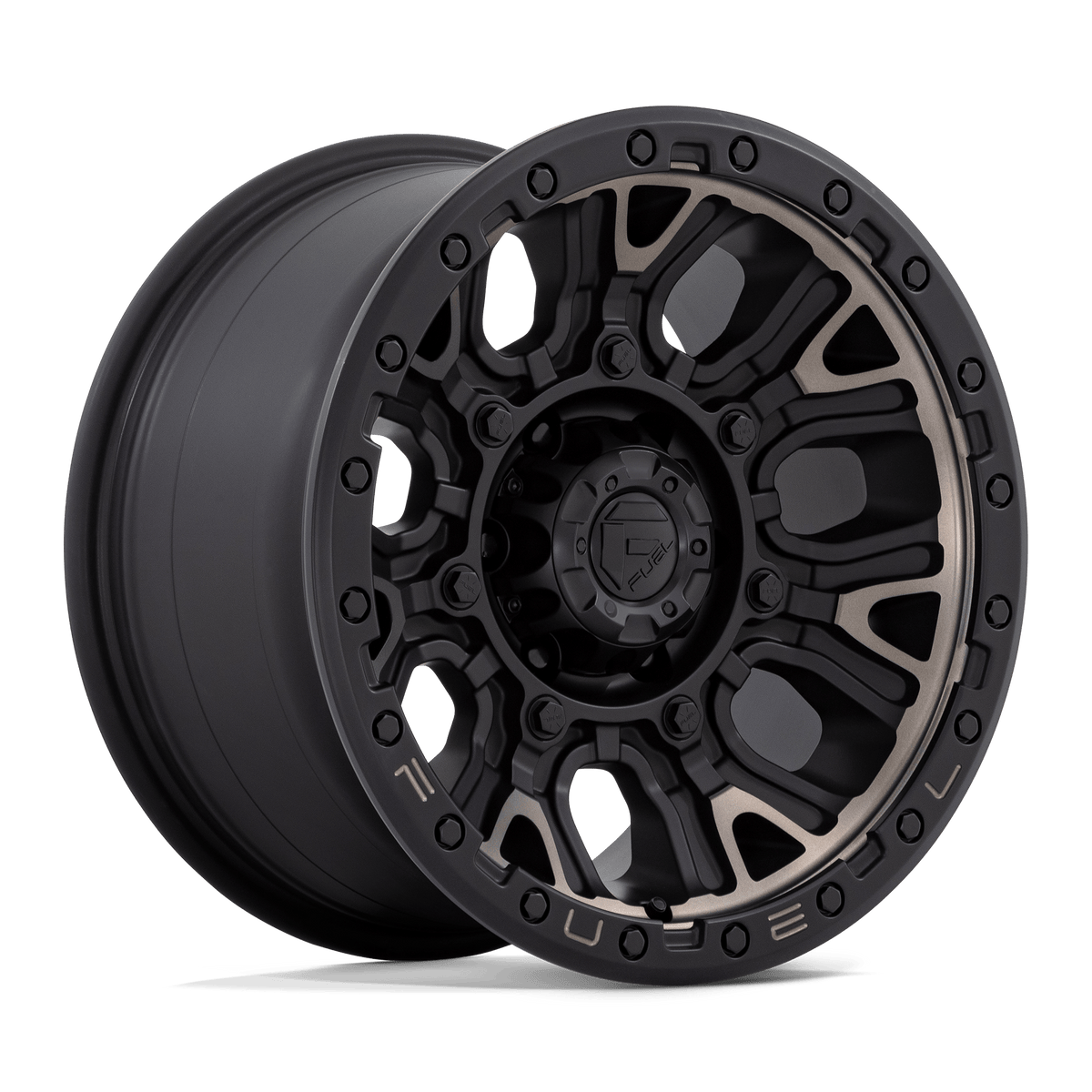 Fuel Off-Road D824 17X9 Matte Black W/ Double Dark Tint 6x114.3 +1mm