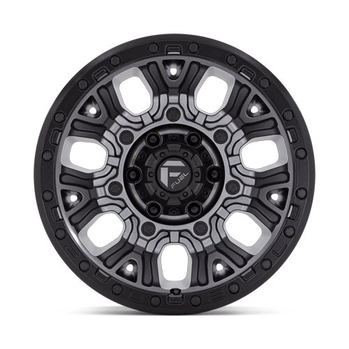 Fuel Off-Road D825 20X10 Matte Gunmetal W/ Black Ring 5x127 -18mm