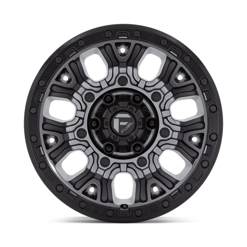 Fuel Off-Road D825 17X9 Matte Gunmetal W/ Black Ring 5x127 -12mm