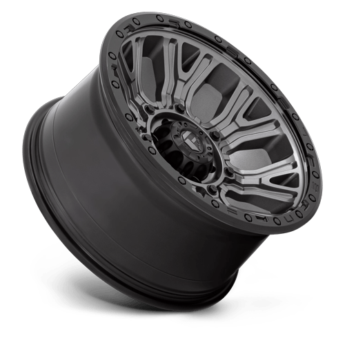 Fuel Off-Road D825 20X10 Matte Gunmetal W/ Black Ring 6x139.7 -18mm
