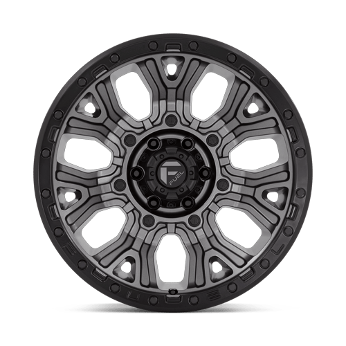 Fuel Off-Road D825 20X10 Matte Gunmetal W/ Black Ring 6x135 -18mm