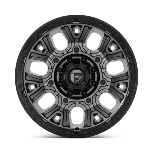 Fuel Off-Road D825 20X10 Matte Gunmetal W/ Black Ring 8x170 -18mm