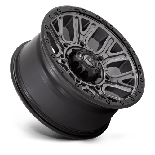 Fuel Off-Road D825 20X9 Matte Gunmetal W/ Black Ring 8x170 +1mm