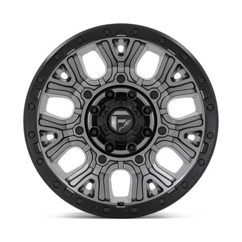 Fuel Off-Road D825 20X9 Matte Gunmetal W/ Black Ring 8x170 +1mm