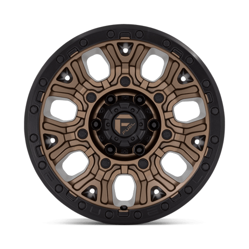 Fuel Off-Road Aluminum Wheels 17X9 Traction D826 Matte Bronze W/ Black Ring