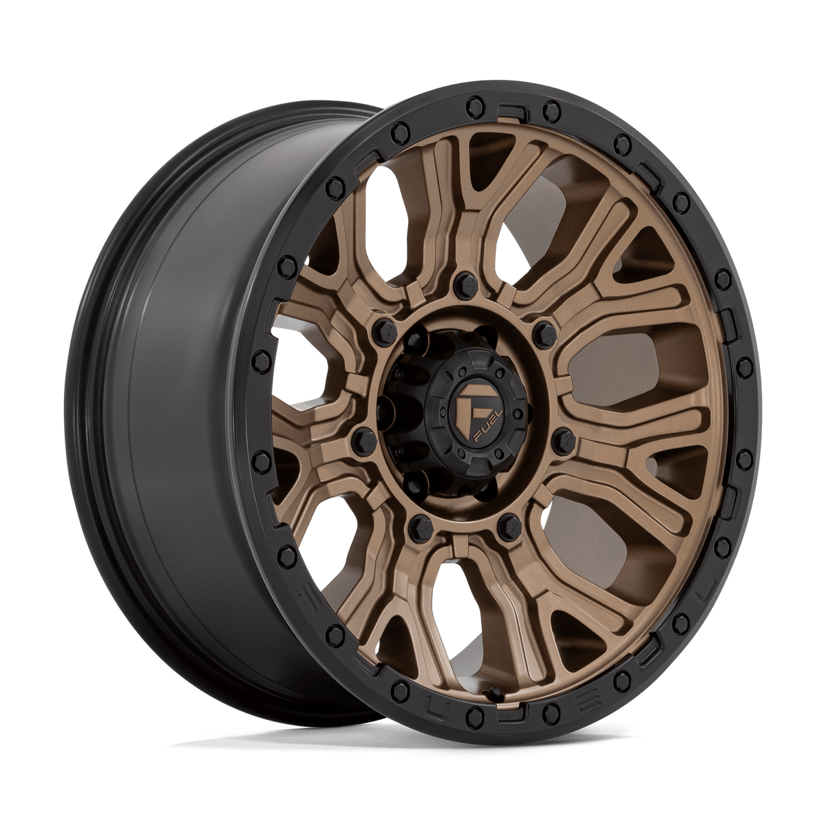 Fuel Off-Road D826 20X9 Matte Bronze W/ Black Ring 6x139.7 +1mm