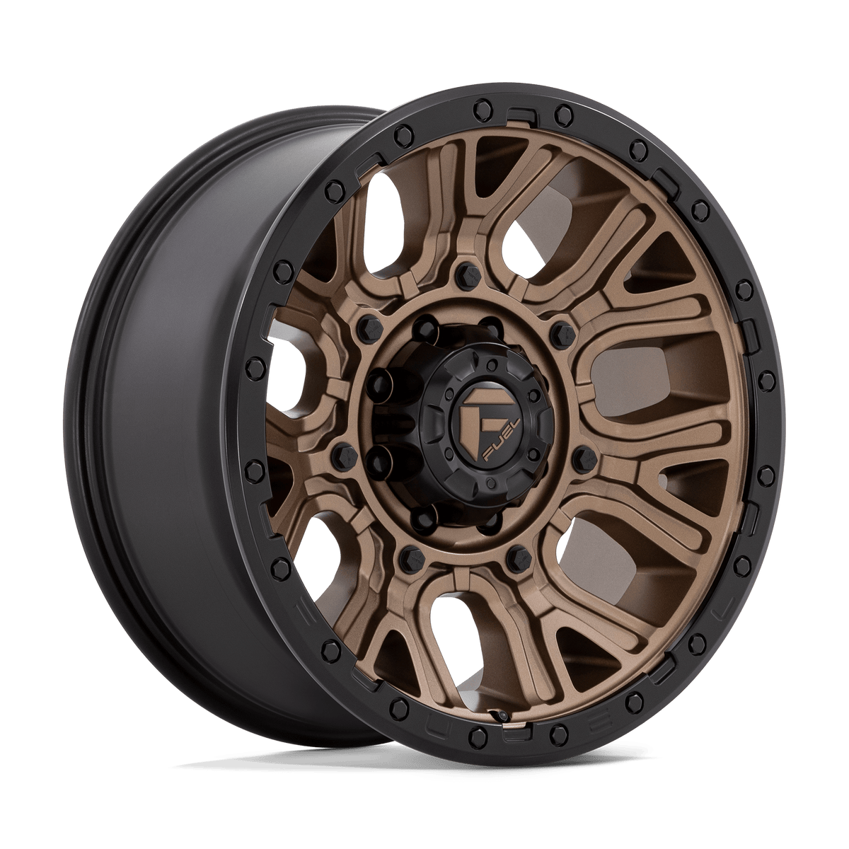 Fuel Off-Road D826 20X9 Matte Bronze W/ Black Ring 8x180 +1mm