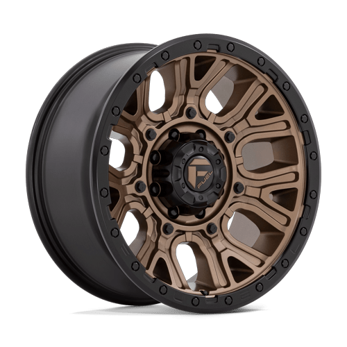 Fuel Off-Road Aluminum Wheels 20X9 Traction D826 Matte Bronze W/ Black Ring
