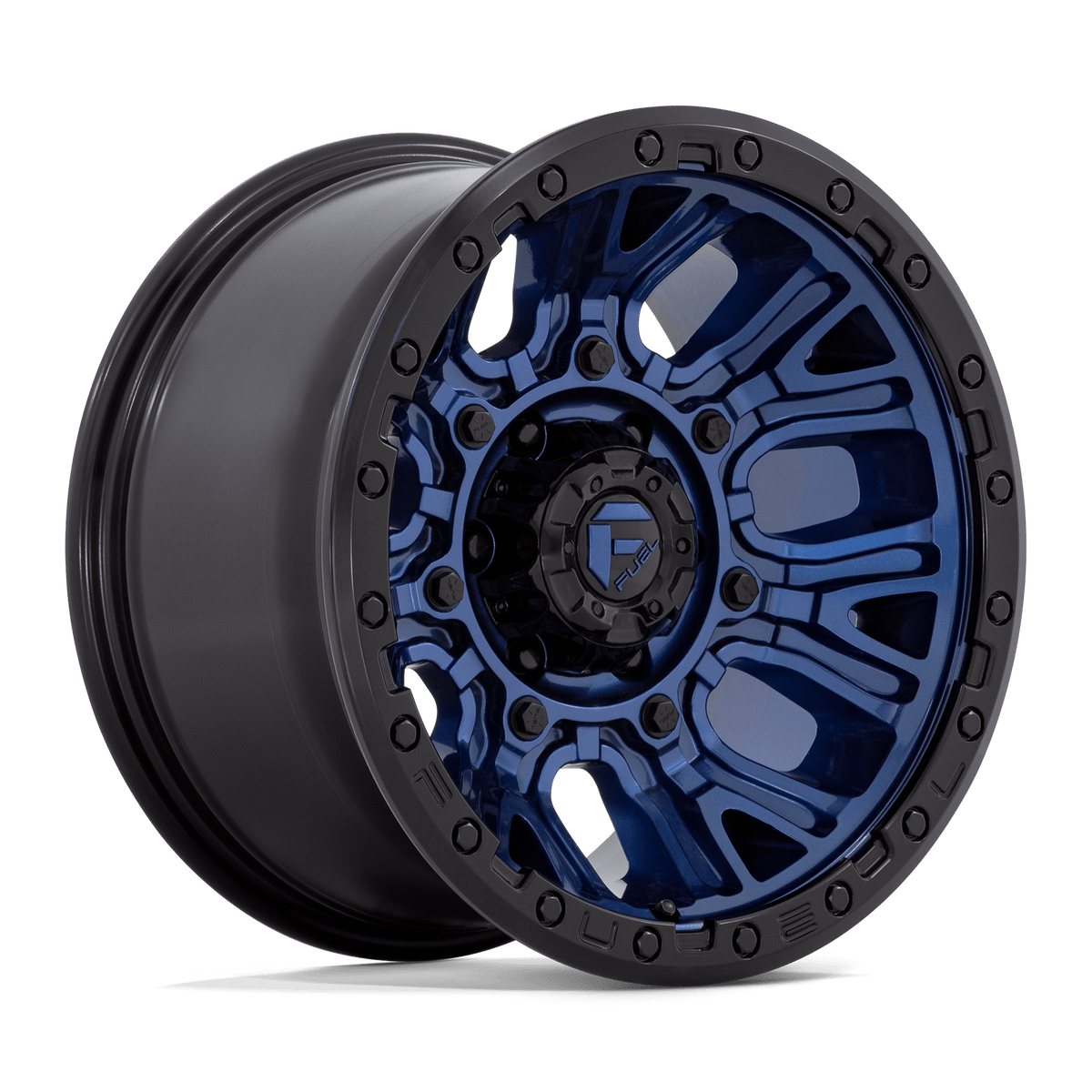 Fuel Off-Road D827 20X9 Dark Blue W/ Black Ring 5x127 +1mm
