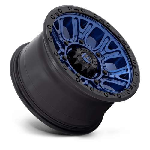Fuel Off-Road Aluminum Wheels 17X9 Traction D827 Dark Blue W/ Black Ring