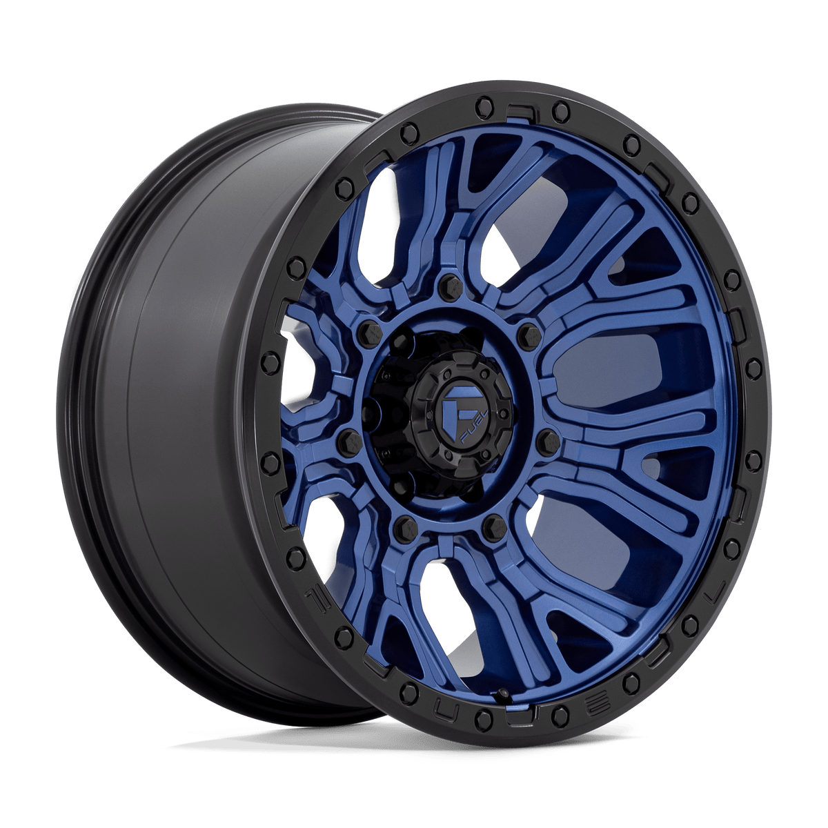 Fuel Off-Road D827 20X10 Dark Blue W/ Black Ring 6x135 -18mm