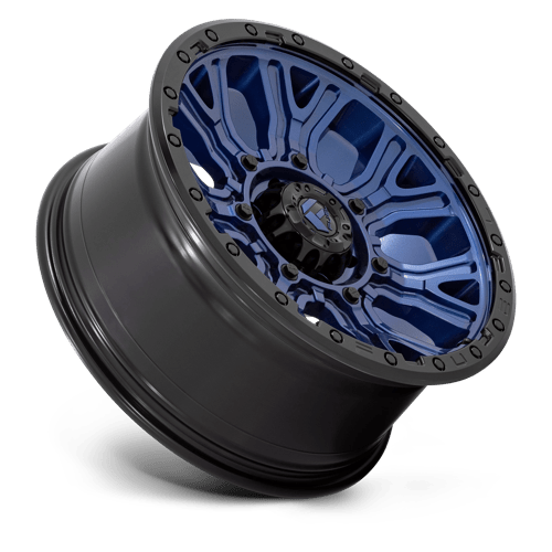 Fuel Off-Road D827 20X9 Dark Blue W/ Black Ring 6x135 +1mm