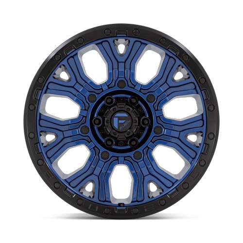 Fuel Off-Road D827 20X9 Dark Blue W/ Black Ring 6x135 +1mm