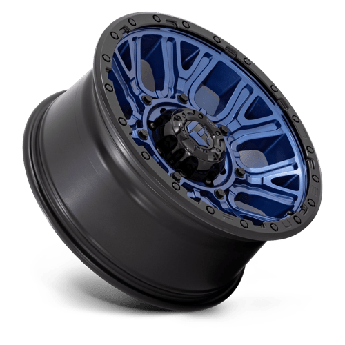 Fuel Off-Road D827 20X9 Dark Blue W/ Black Ring 8x165.1 +1mm