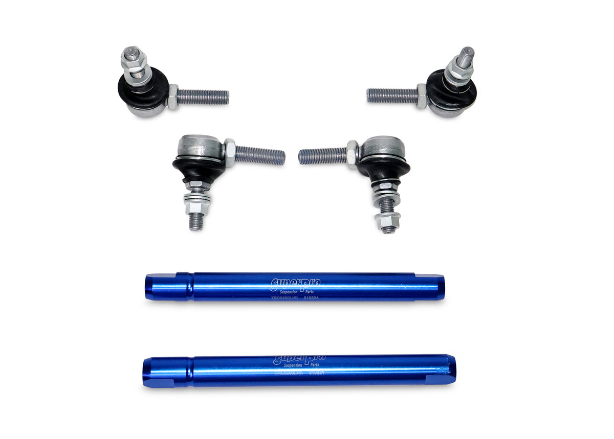 SuperPro - Front Sway Bar Link Kit - Heavy Duty Adjustable (254mm-305mm Length, 10mm Studs) - TRC10200