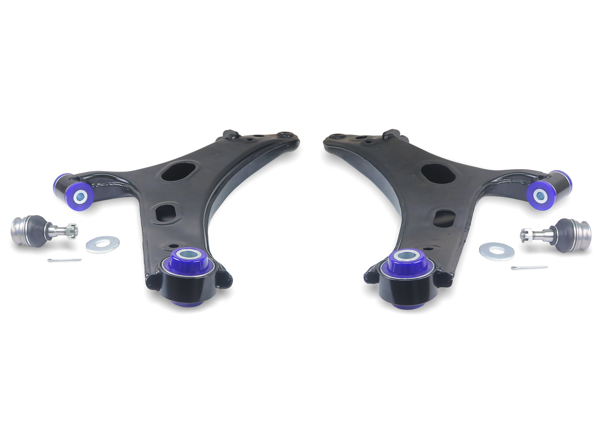 SuperPro - Front Lower Control Arm Set w/ Bushings - Subaru SJ Forester - TRC1040
