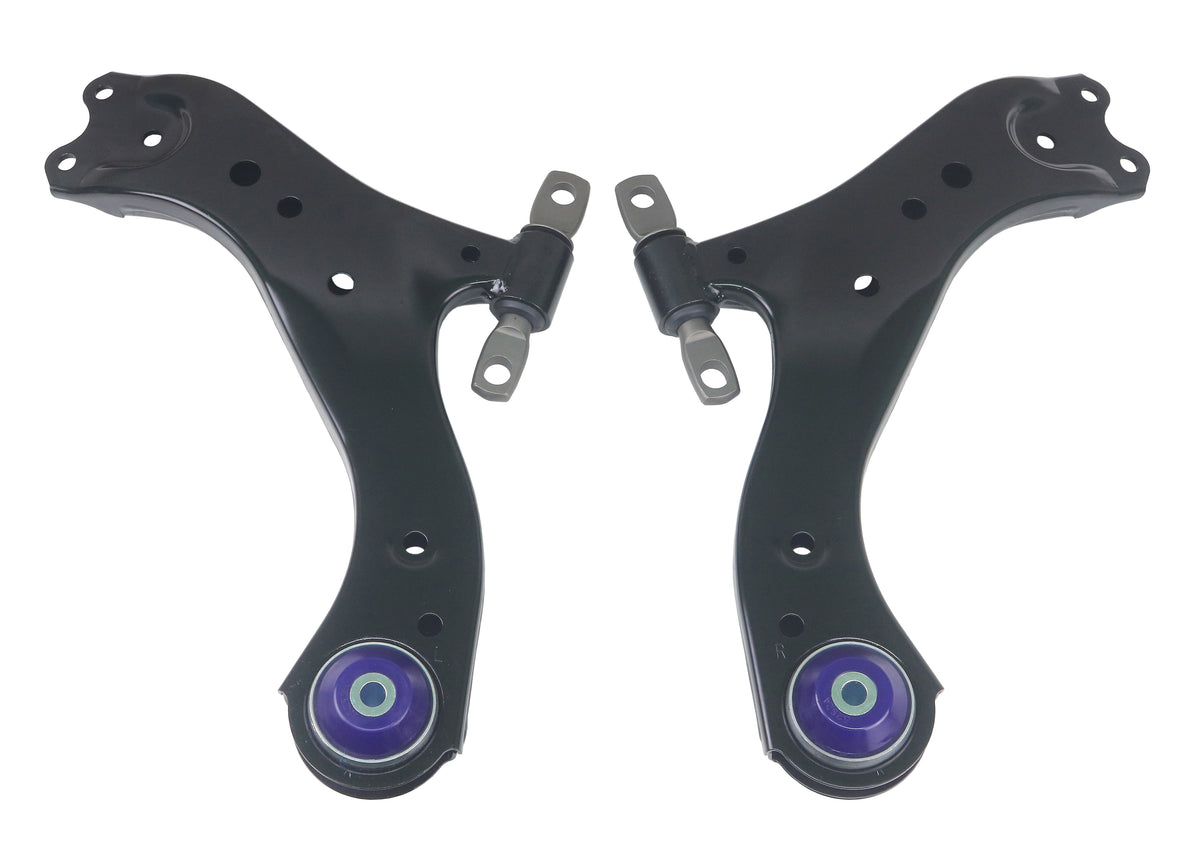 SuperPro - Front Lower Control Arm Set w/ Bushings - 2018-2022 Toyota Camry - TRC1042
