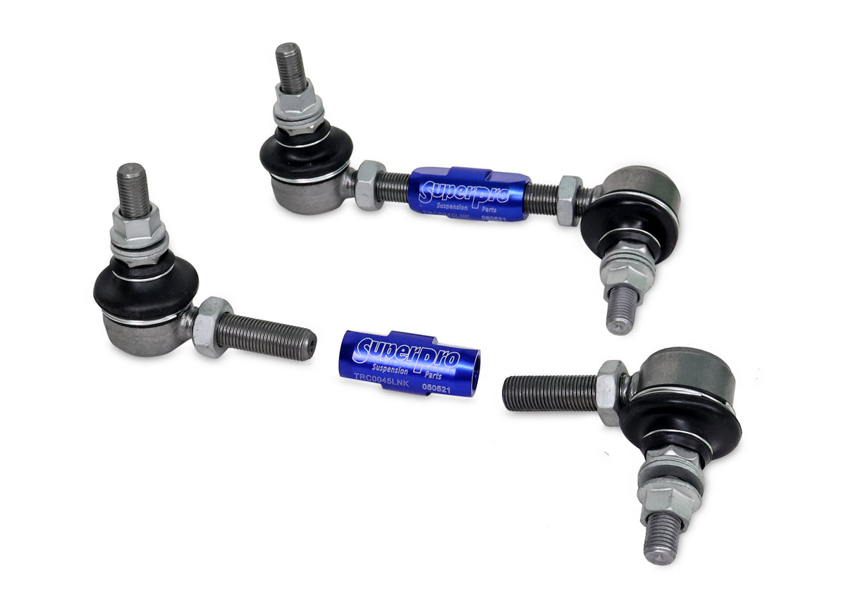 SuperPro - Rear Sway Bar Link Kit - Heavy Duty Adjustable - TRC1045A
