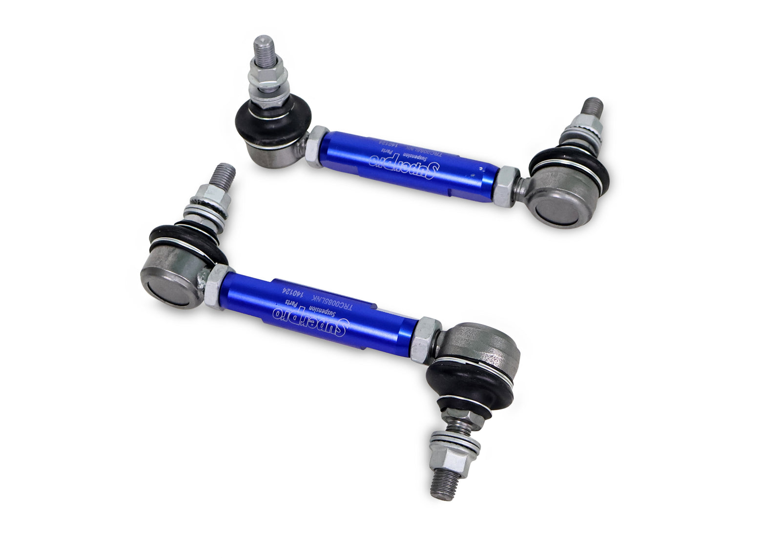 SuperPro - Rear Sway Bar Link Kit - Heavy Duty Adjustable (140mm-185mm Length, 10mm Studs) - TRC1085