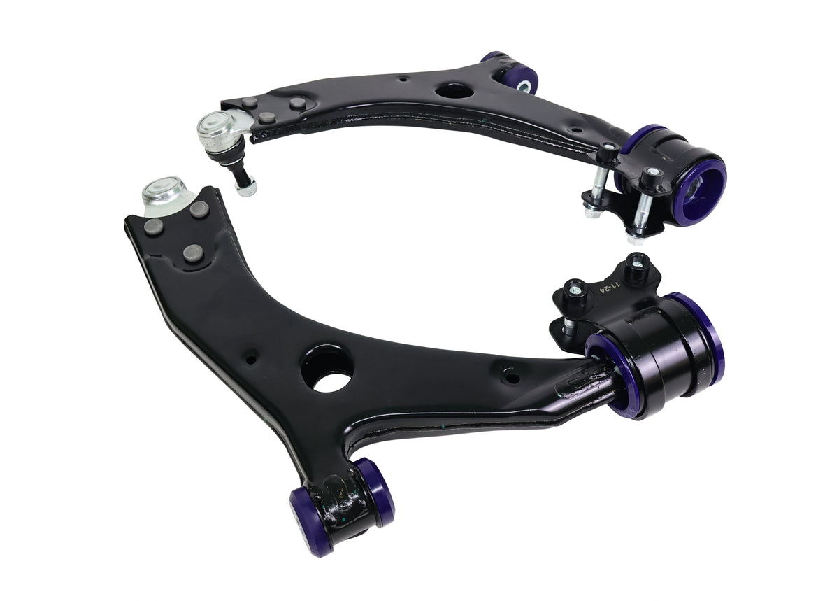 SuperPro - Front Lower Control Arm Set w/ Bushings (21mm Ball Joint) - TRC1136