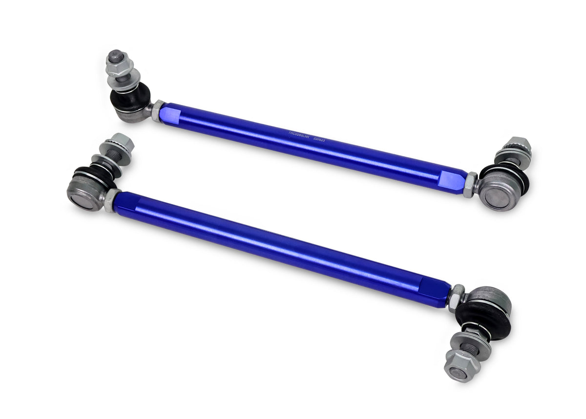 SuperPro - Front Sway Bar Link Kit - Heavy Duty Adjustable (320mm-365mm Length, 12mm Studs) - TRC12265