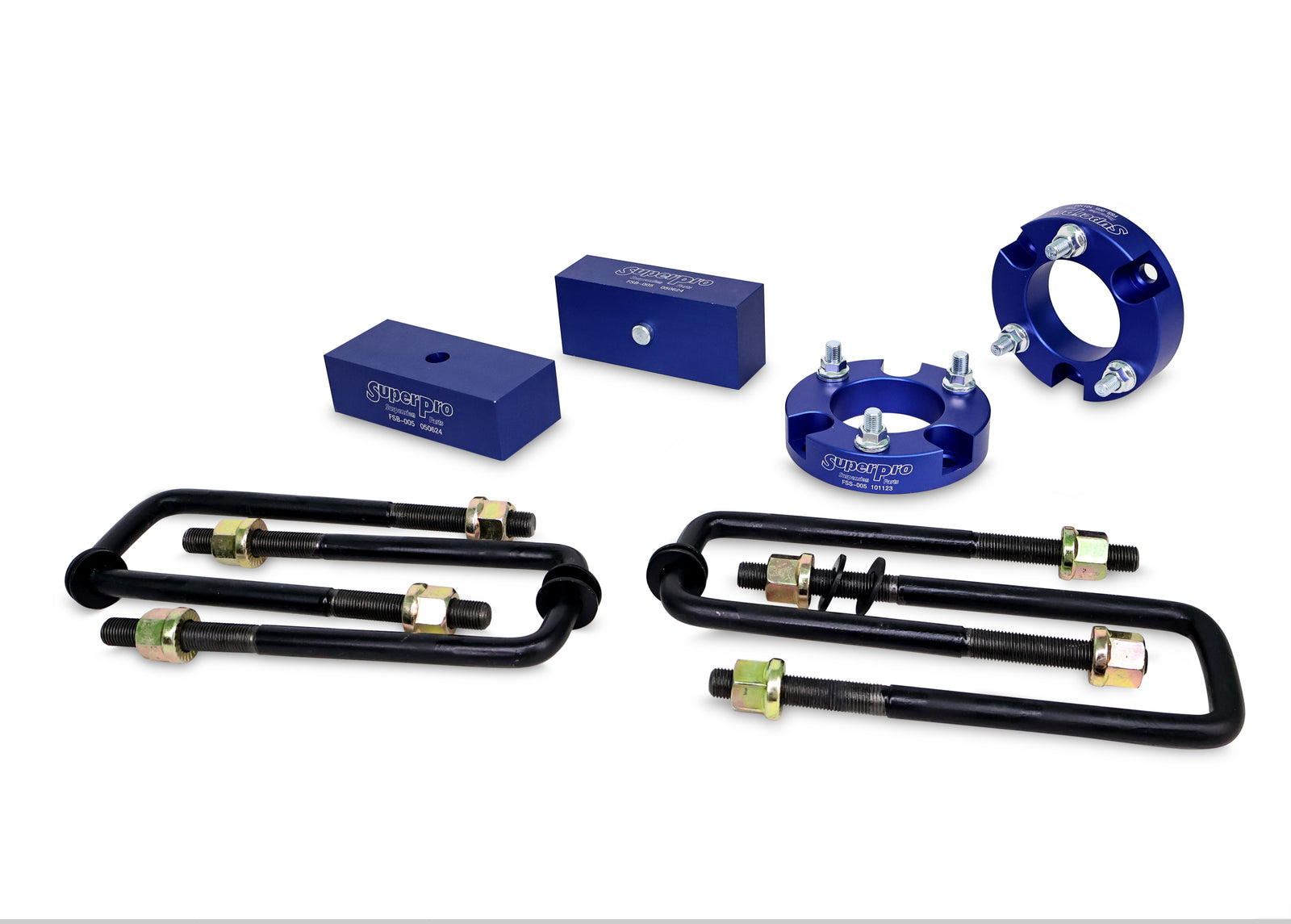 SuperPro - Front and Rear 35mm Block Spacer Kit - Easy Lift Kit - TRC141LK