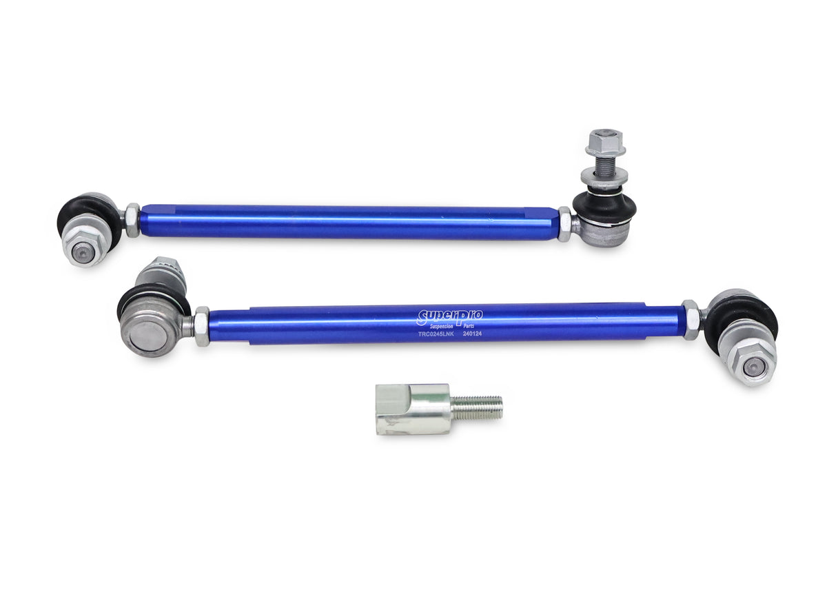 SuperPro - Front Sway Bar Link Kit - Heavy Duty Adjustable - TRC4301