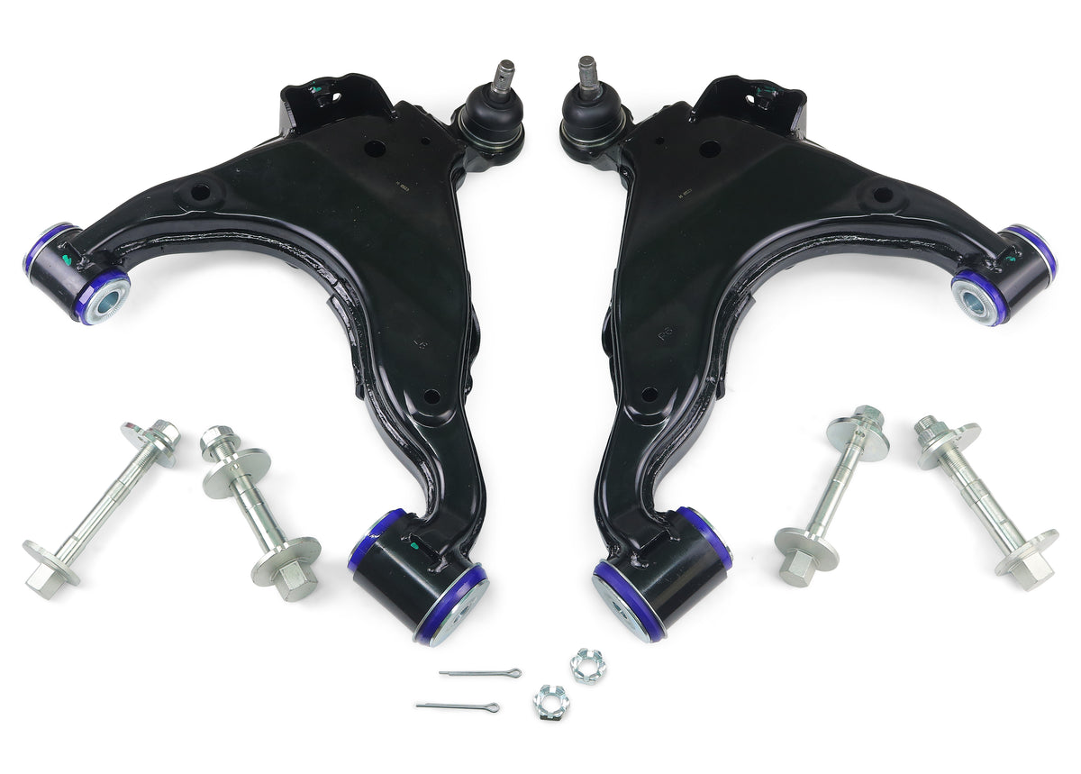 SuperPro - KDSS Front Lower Control Arm Set - Camber Adjustable - TRC493