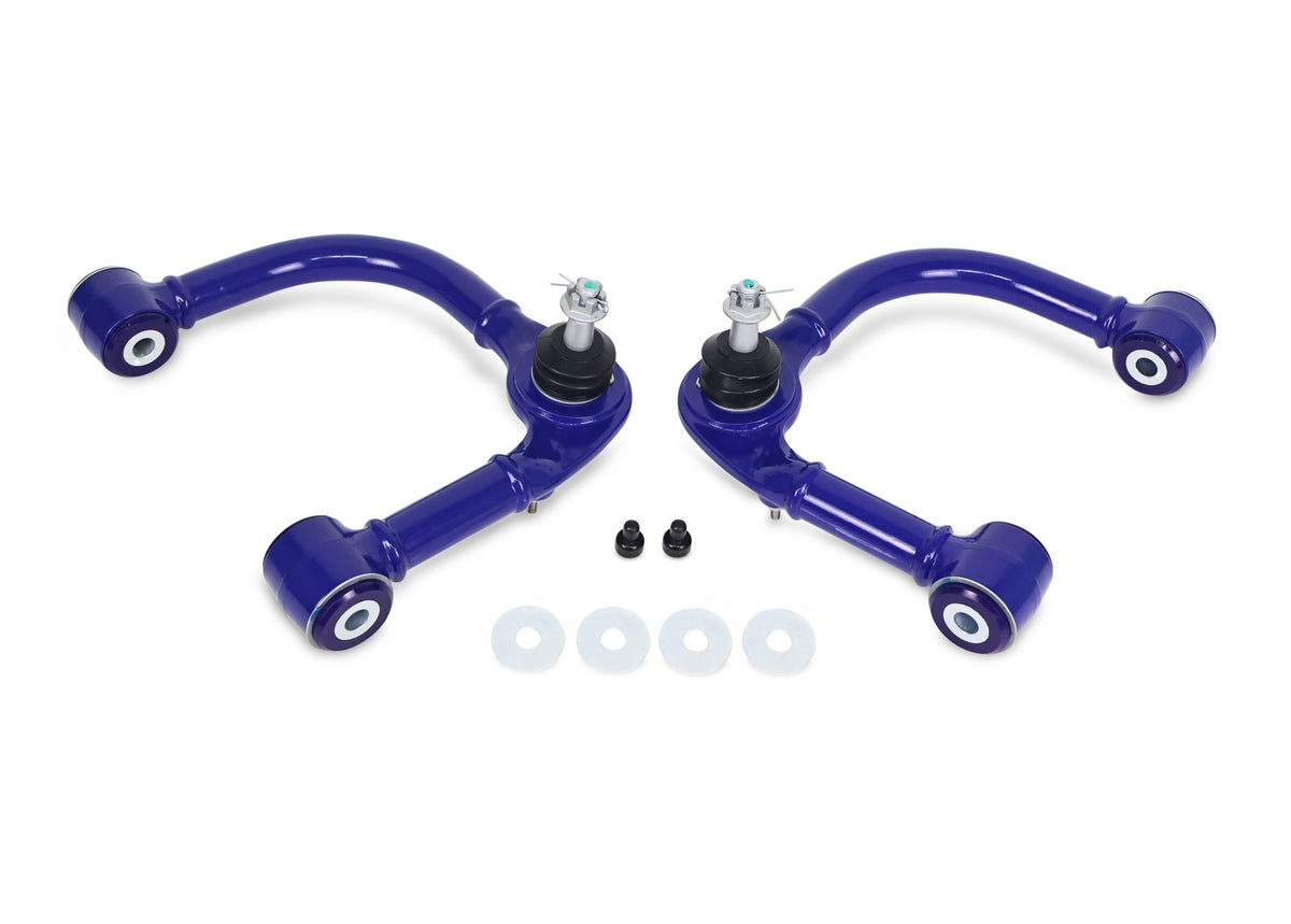 SuperPro - Geometry Correction Front Upper Control Arm Set - Fixed Offset, Lifted Trucks - TRC6471