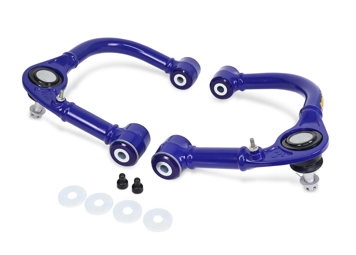 SuperPro - Geometry Correction Front Upper Control Arm Set - Fixed Offset, Lifted Trucks - TRC6471