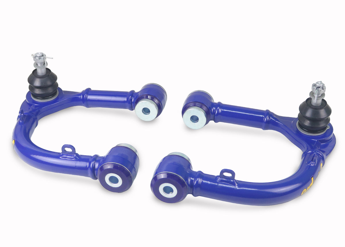 SuperPro - Geometry Correction Front Upper Control Arm Set - Fixed Offset, Lifted Trucks - TRC6565